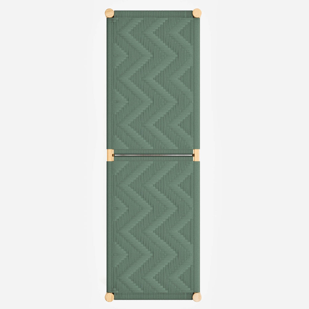 Lina Teak Wood Boho Handwoven Bench