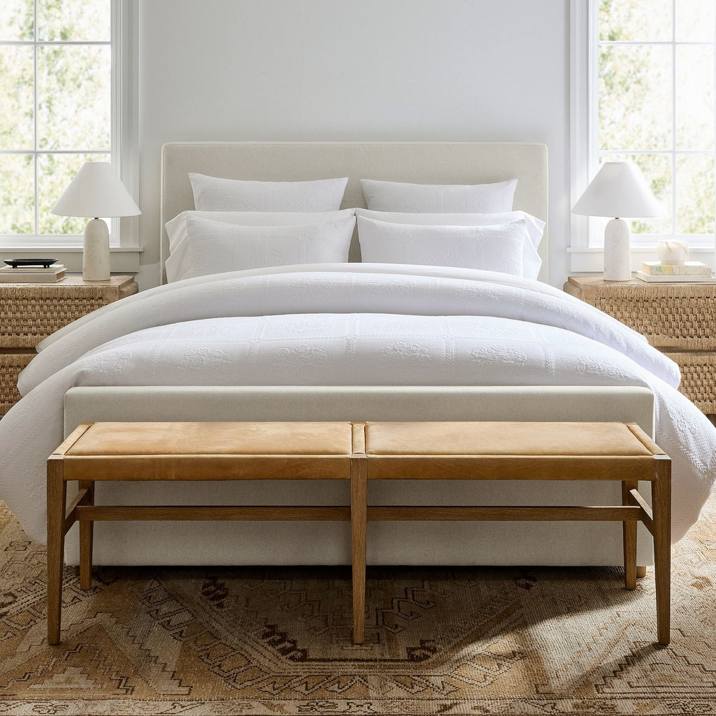 Tuna PU Leather Upholstered Wood Bed Bench