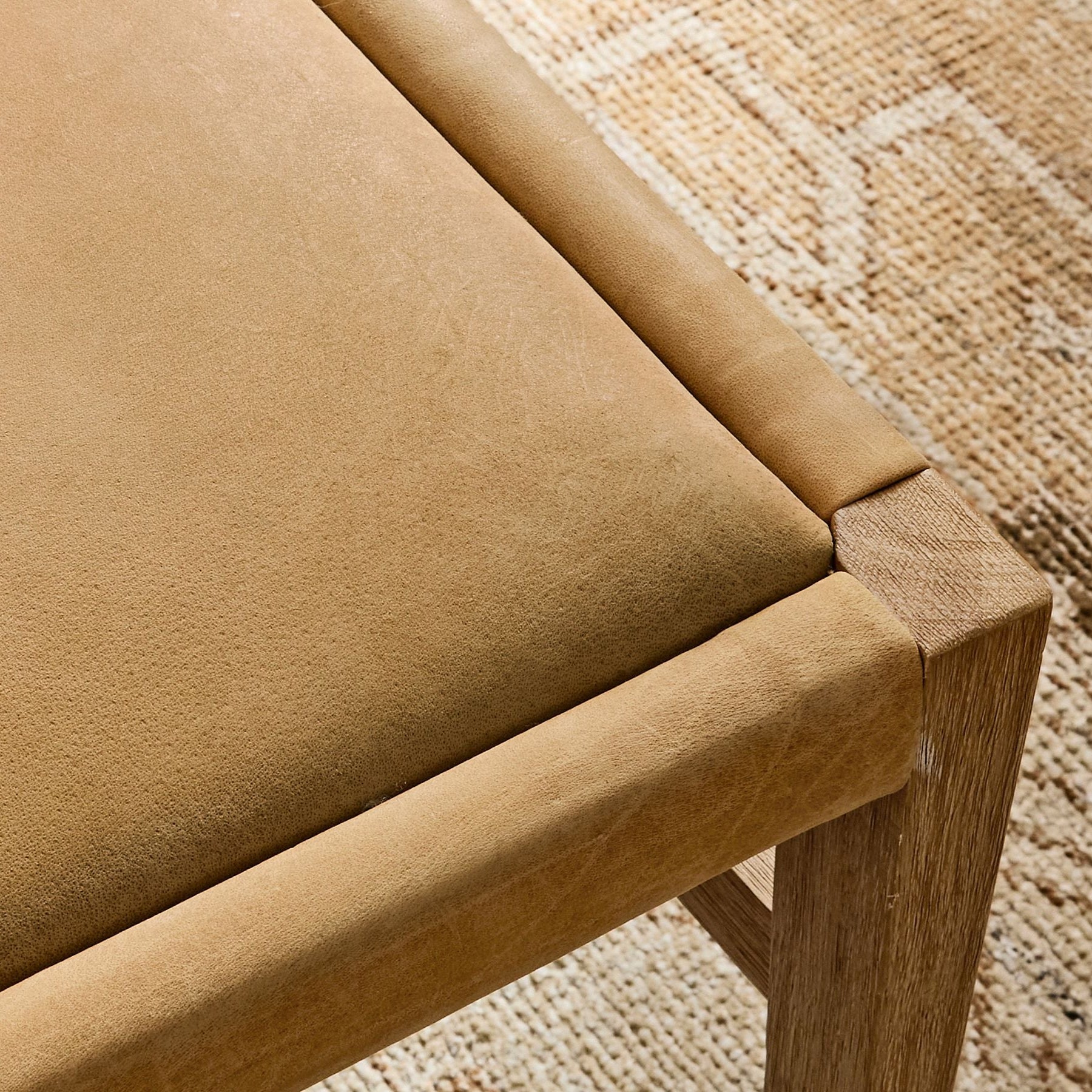 Tuna PU Leather Upholstered Wood Bed Bench
