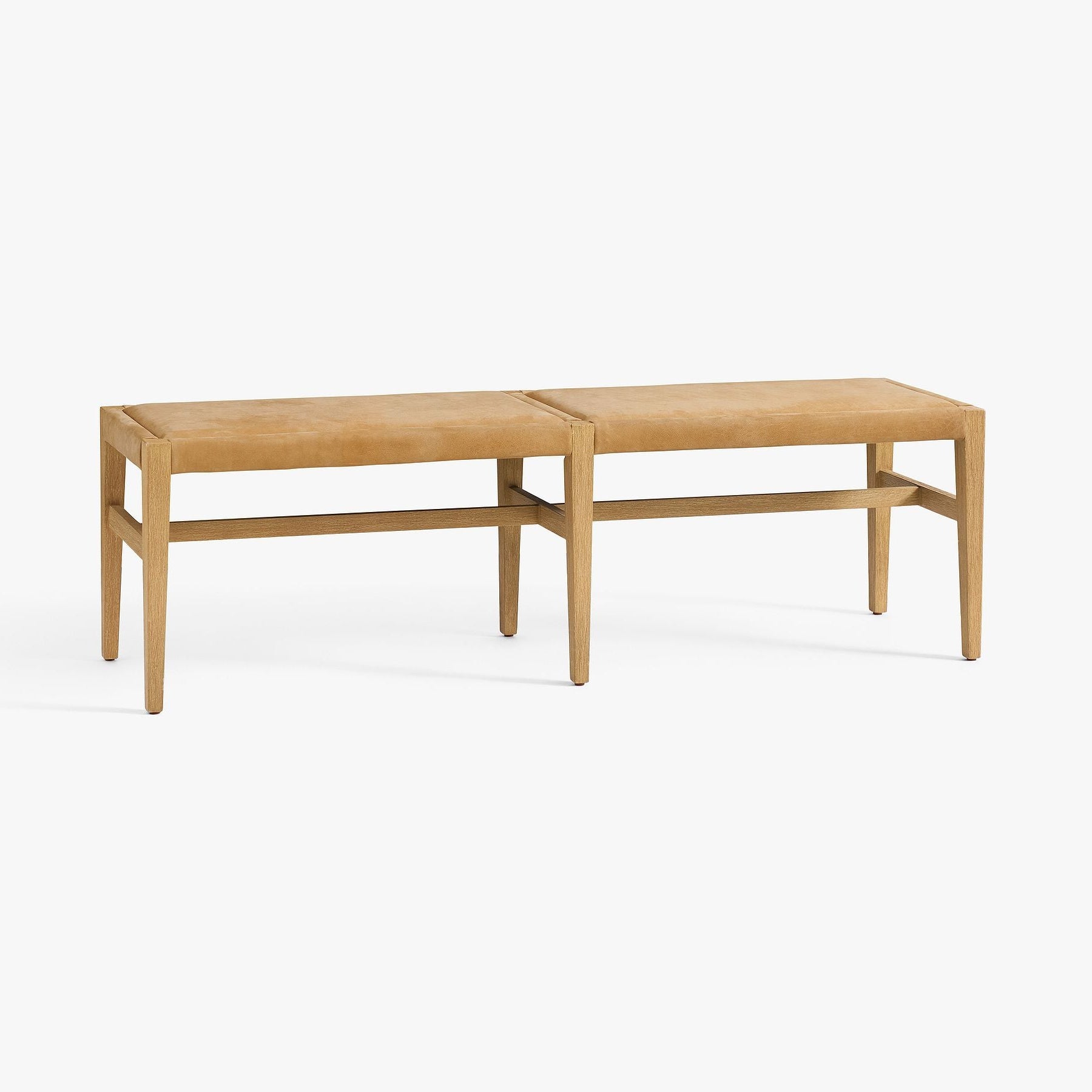 Tuna PU Leather Upholstered Wood Bed Bench