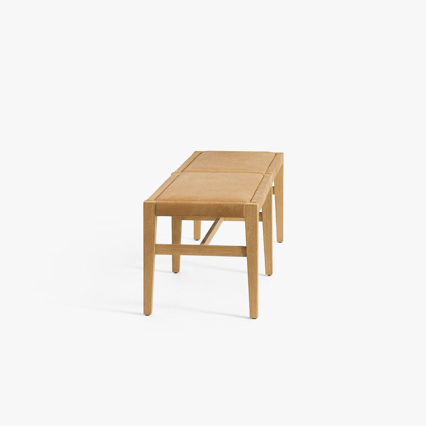 Tuna PU Leather Upholstered Wood Bed Bench